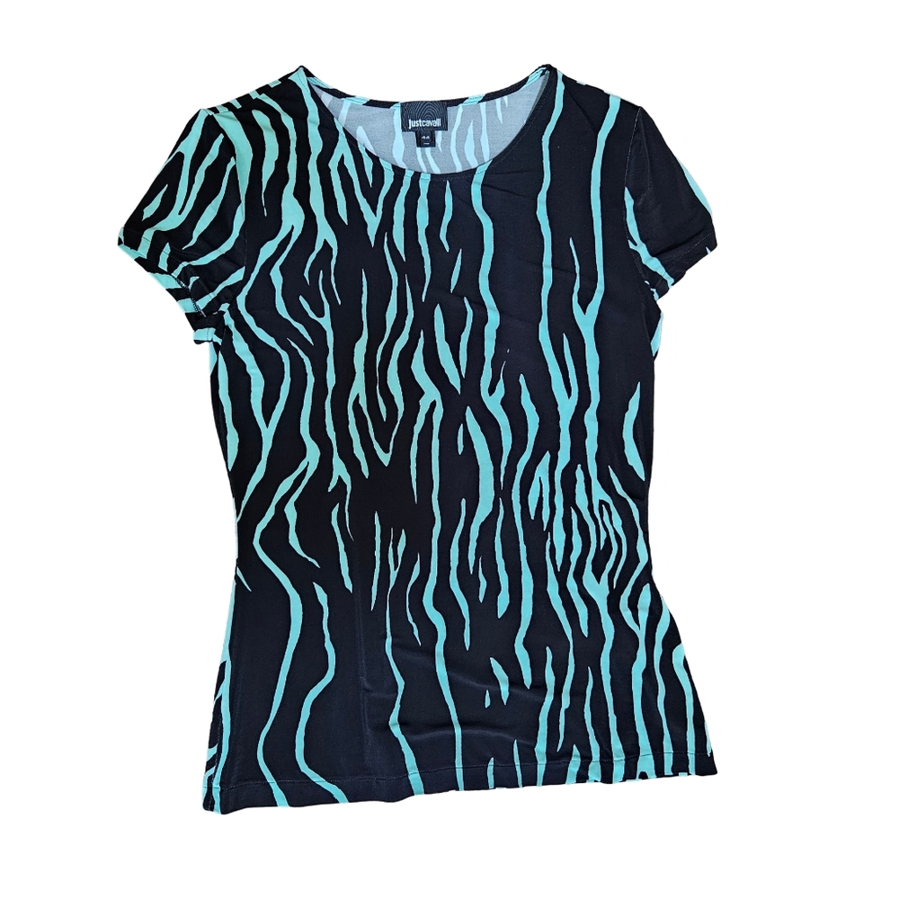 Just Cavalli animal print top
